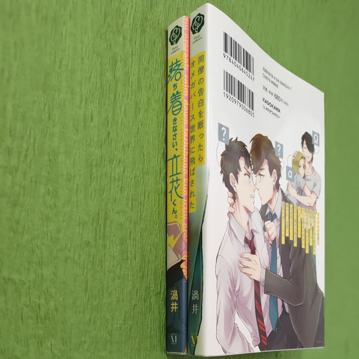 0A027 渦井『落ち着きなさい、立花くん。』『同僚の告白を断ったらオメガバース世界に飛ばされた』 BLコミックス