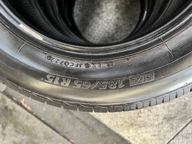 185/65R15 BRIDGESTONE NEXTRY　2022年製　4本　22,000円　京都から_画像6