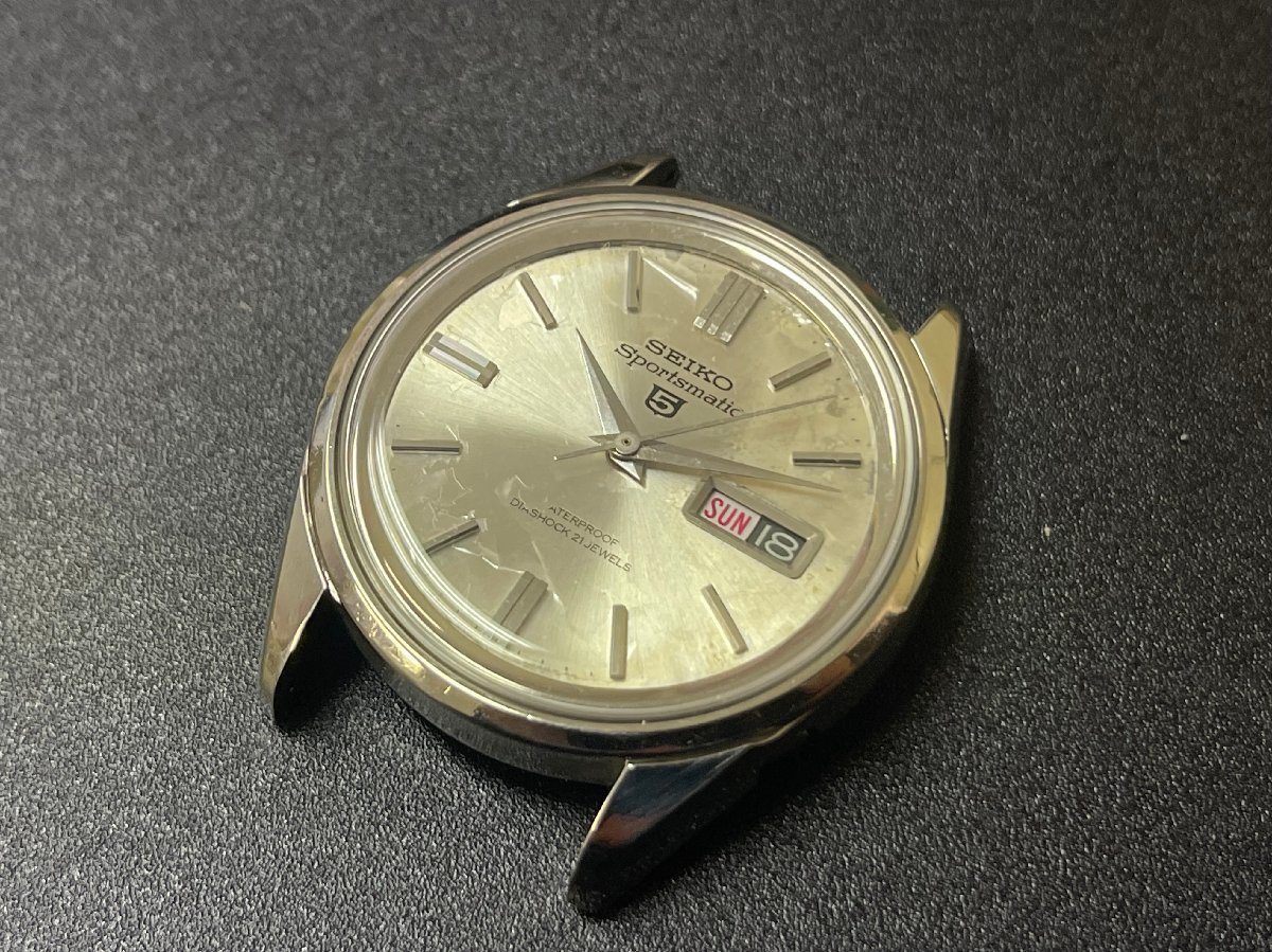 SN0602-35I　16　SEIKO Sportsmatic 5 21J 6619-9010 腕時計 セイコー スポーツマチック ファイブ 21石 自動巻き　_画像1