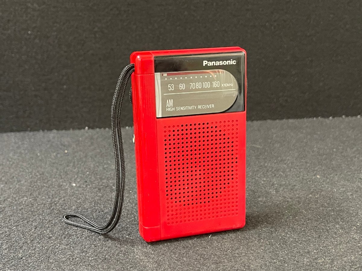 KF0511-44I　ゆうパック着払い　Panasonic　AMラジオ　R-1006　小型ラジオ　パナソニック　ジャンク品_画像1