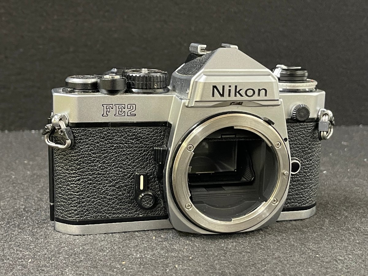 KF0601-105I　ゆうパック着払い　Nikon　FE2　ボディのみ　一眼レフカメラ　ニコン　フィルムカメラ　光学機器_画像1