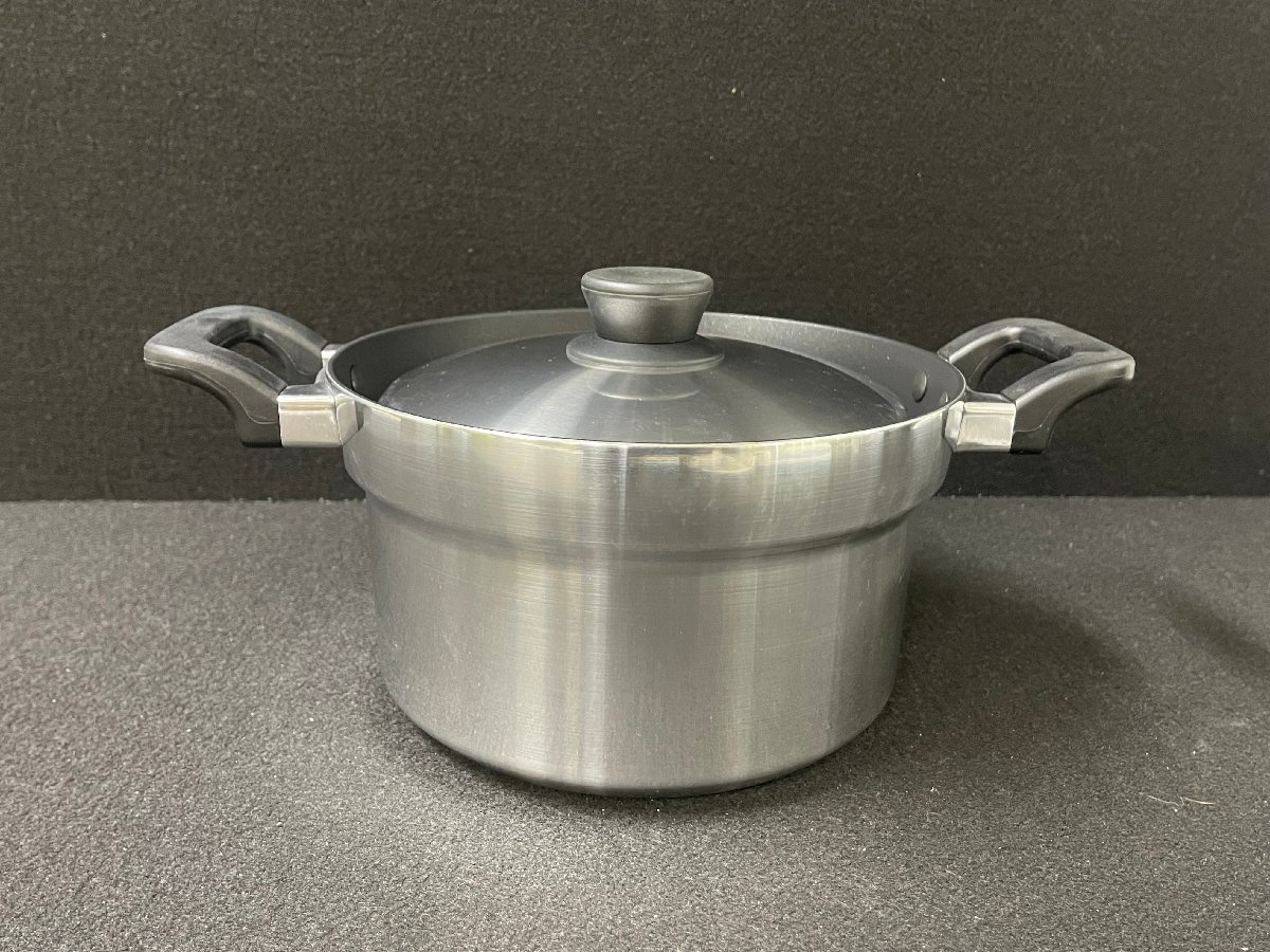 KF0602-39I　ゆうパック着払い　炊飯専用鍋　LP0149　両手鍋　調理器具　アルミニウム合金_画像2