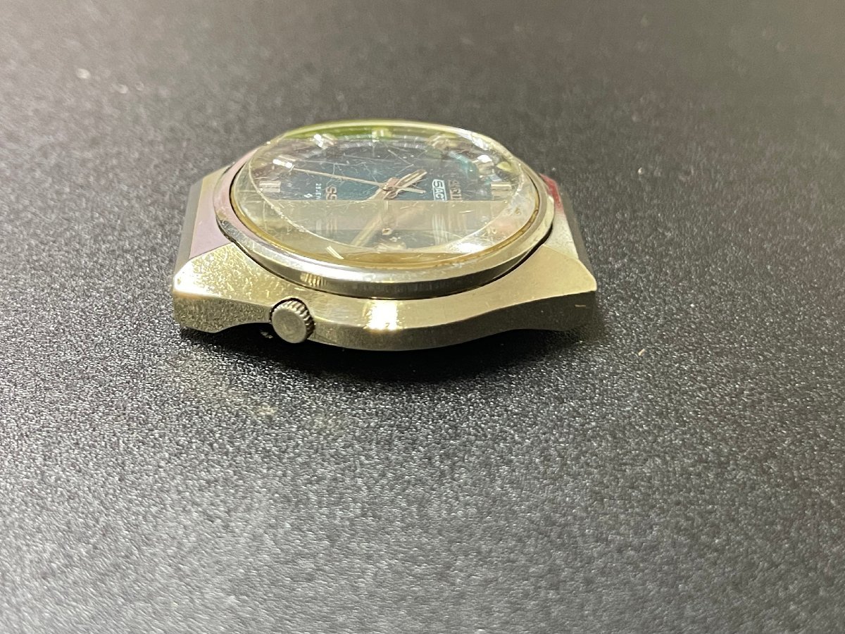 SN0602-35I　109　SEIKO 5 ACTUS SS 25J 6106-7690 腕時計 セイコー ファイブ アクタス 25石 自動巻き　_画像4