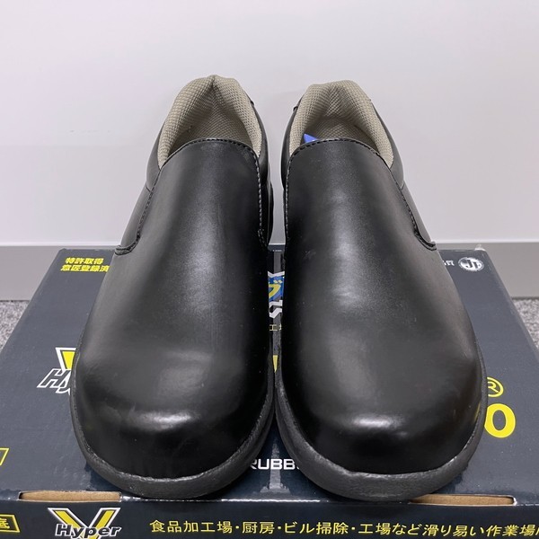 @XY2062 新品 [日進ゴム] 22㎝ 作業靴 ハイパーV #5000 耐油 防滑 軽量 先芯無し 男女兼用_画像2