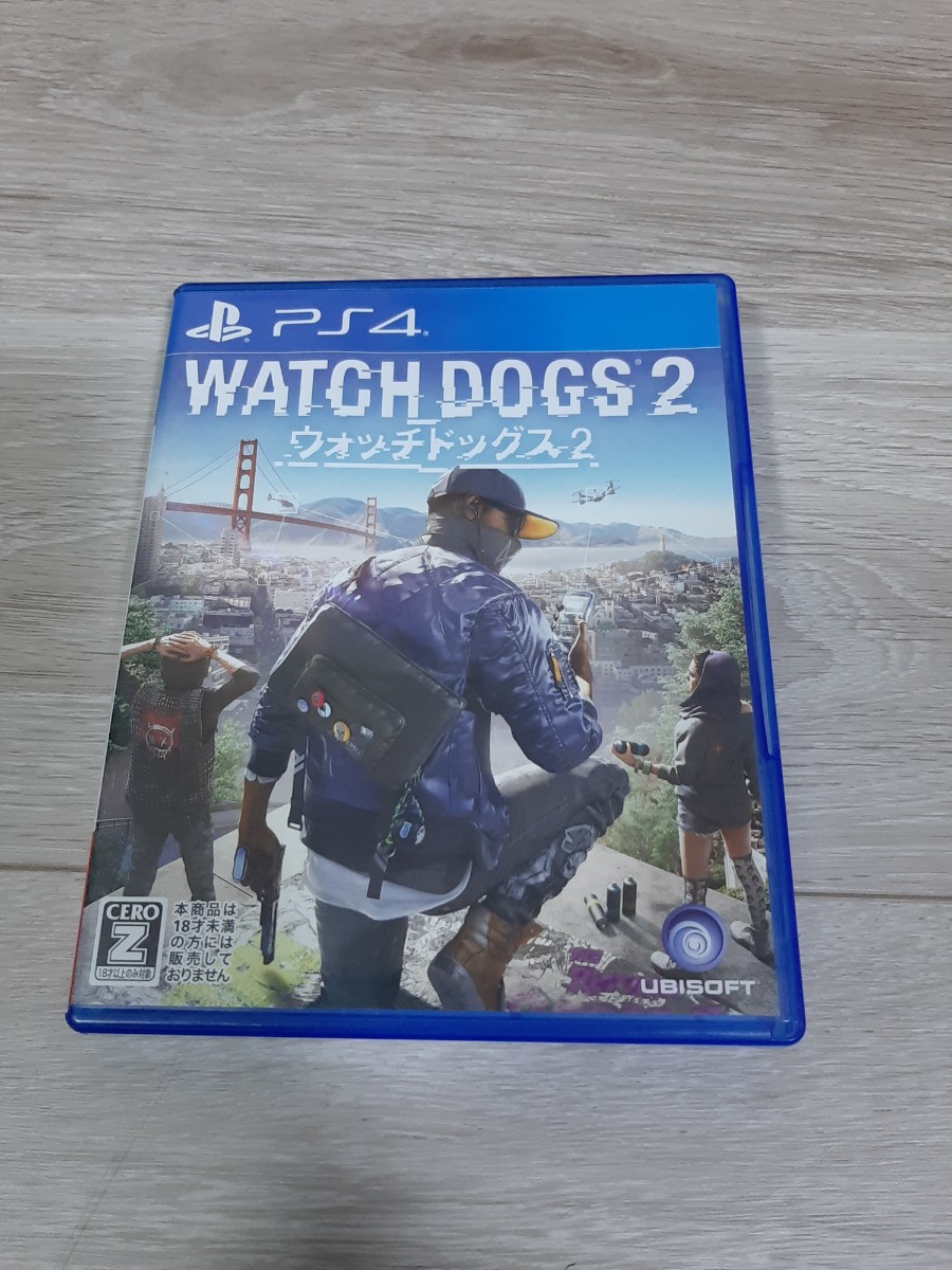 ★☆PS4ソフト　ウォッチドッグス2 WATCH DOGS2 盤面良好 　☆★_画像1