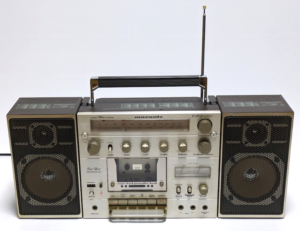 marantz マランツ CRS-6800 カセットデッキ ラジカセ center Stereo system STEREO CASSETTE DECK