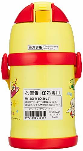 象印 (ZOJIRUSHI) 水筒 ストロー アンパンマン ステンレスボトル 0.45L ST-ZH45A-EY_画像2