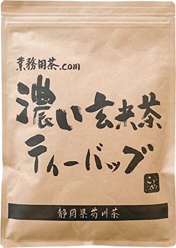.. tea with roasted rice tea bag 5g×50p powdered green tea entering tea with roasted rice Shizuoka tea . hot water .. water .. correspondence 
