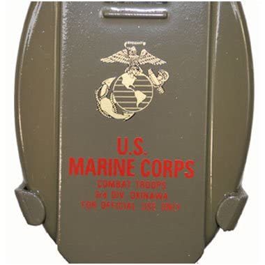 携帯灰皿 USMC (海兵隊) ミリタリー コンパクト 灰皿 携帯用 ストラップ付きの画像5