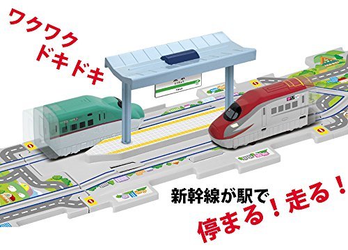  panel world Shinkansen Stop &go-E5 group ...*E6 series whirligig . set 