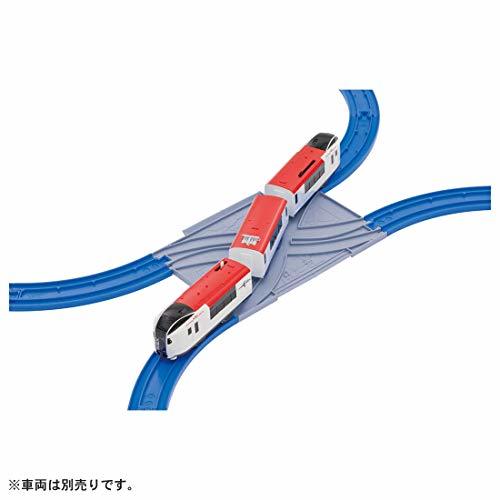  Takara Tommy [ Plarail direct line * bending line rail . let's start! Star trail kit ] train row car toy 3 -years old and more toy safety standard eligibility STma