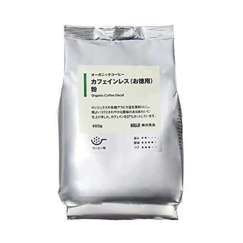 無印良品 オーガニックコーヒー カフェインレス (お徳用) 粉 400g 44952399_画像1
