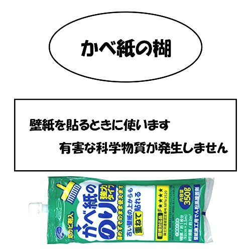 壁紙 補修 のり 道具 6点セット【 壁紙のり ローラー カッターナイフ はけ カッターガイド 竹べら 】 壁紙補修キット/施工道具_画像7