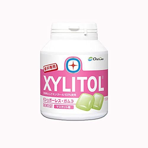 [ tooth . exclusive use ] xylitol gum bottle type 90 bead ( muscat )