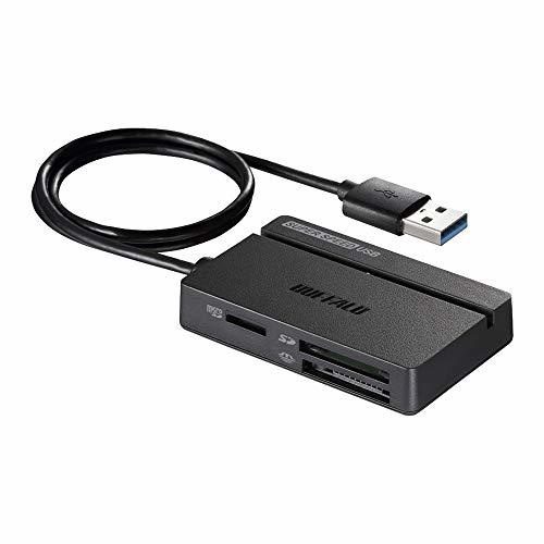 BUFFALO USB3.0 マルチカードリーダー スタンダードモデル ブラック BSCR108U3BK_画像1