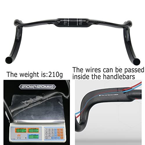  Logo none Drop load carbon handlebar load steering wheel 31.8 carbon 420mm 3K delustering 