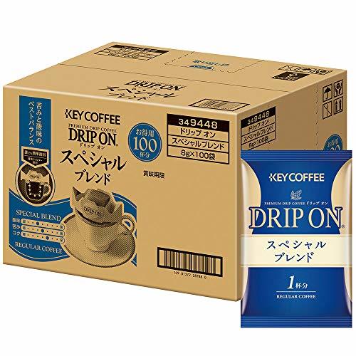 キーコーヒー ドリップオン スペシャルブレンド 100杯分 レギュラー(ドリップ)の画像1
