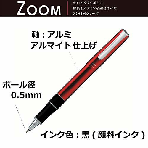 トンボ鉛筆 水性ボールペン ZOOM 505bwA 0.5 レッド BW-2000LZA31_画像2