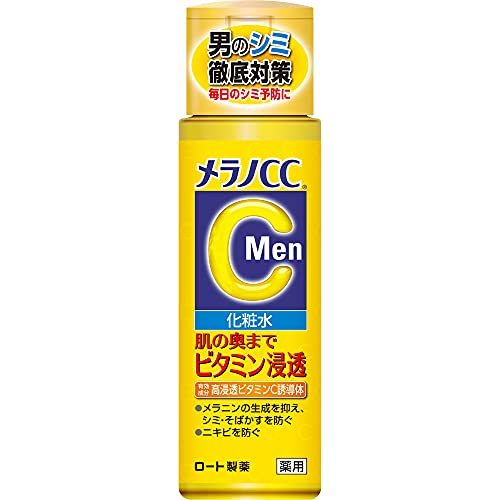 メラノCC Mｅｎ 薬用しみ対策美白化粧水 レモン 170 ミリリットル_画像1