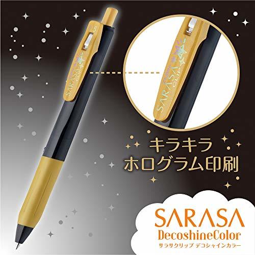 ゼブラ ジェルボールペン サラサクリップ 0.5mm デコシャインカラー 10色セット JJ15-10C-SH_画像4