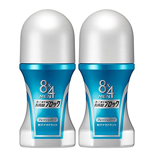 8x4メン ロールオン フレッシュソープ 60ml×2個セット エイトフォーメン デオドラント 男性用 メンズ_画像1