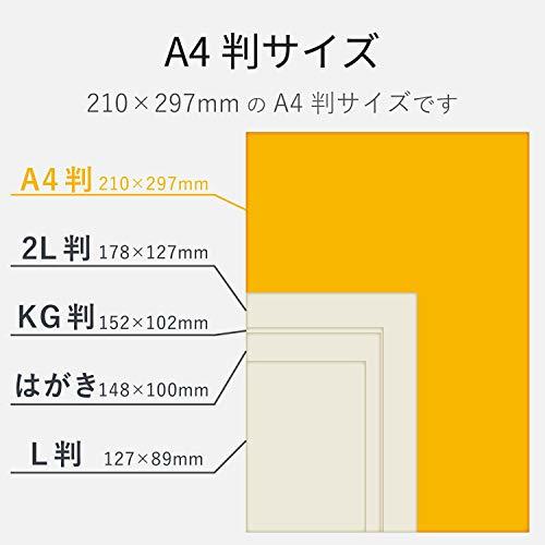 エレコム 写真用紙 L判 100枚 光沢 美しい光沢紙 厚手 0.225mm 日本製 【お探しNo:D175】 EJK-GANL100_画像6