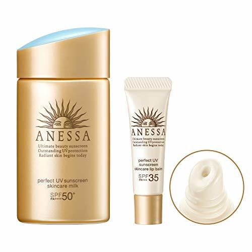 ANESSA(anesa)anesa Perfect UV уход за кожей молоко (60mL) солнцезащитное средство +..... ограничение UV крем для губ (5g)se