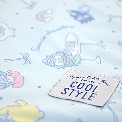 MORIPiLOmoli under Sanrio character z cold sensation blanket blue 70x100cm