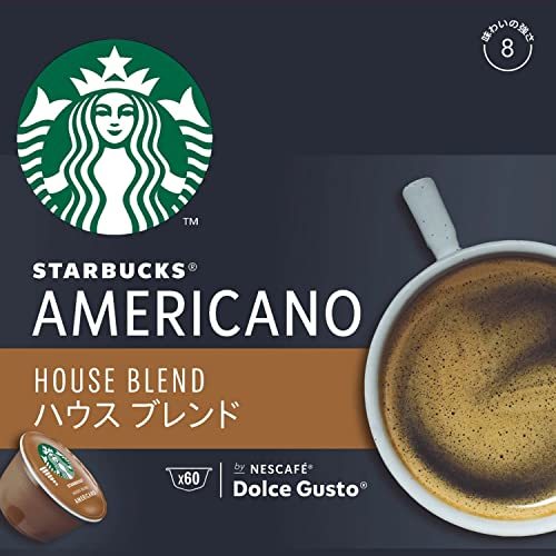 スターバックス ハウスブレンド ネスカフェ ドルチェ グスト 専用カプセル 1箱(60杯分)_画像2