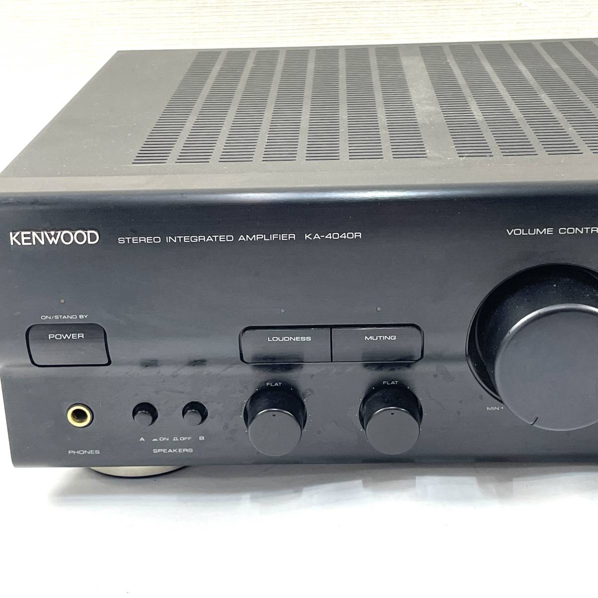 KENWOOD プリメインアンプ KA-4040R リモコン付き ケンウッド【ジャンク】24B 北TO2_画像3