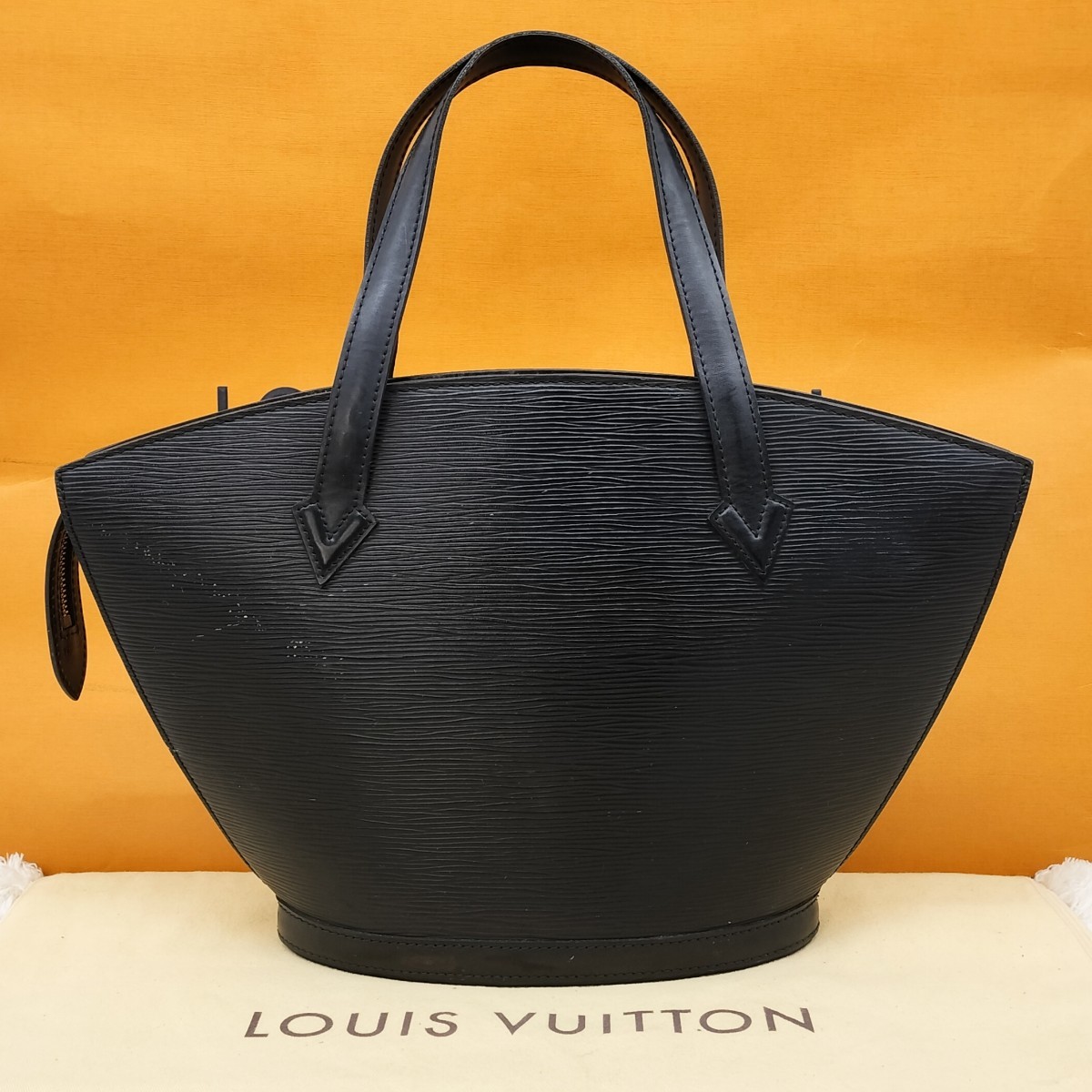 正規品 LOUISVUITTON ルイヴィトン ヴィトン ハンドバッグ トートバッグ サン・ジャック サンジャック エピ 黒 ブラック ノワール M52264_画像1