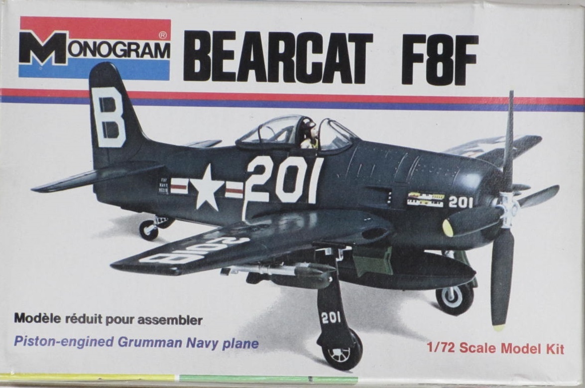 ジャンク ★ MONOGRAM / モノグラム　1/72　Grumman BEARCAT F8F ★ グラマン ベアキャット　No.6789_画像1