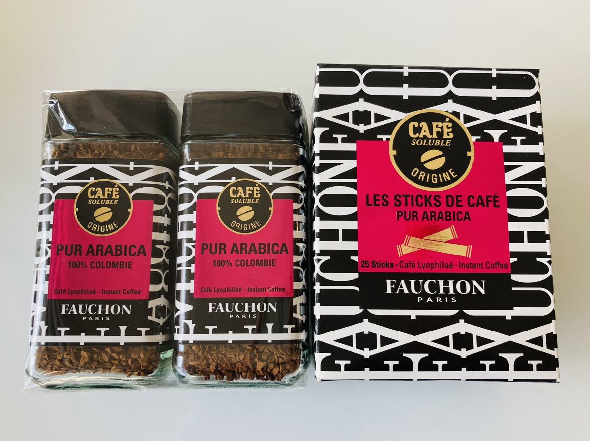 【送料無料】FAUCHON（フォション） インスタントコーヒー　３点セット_画像1