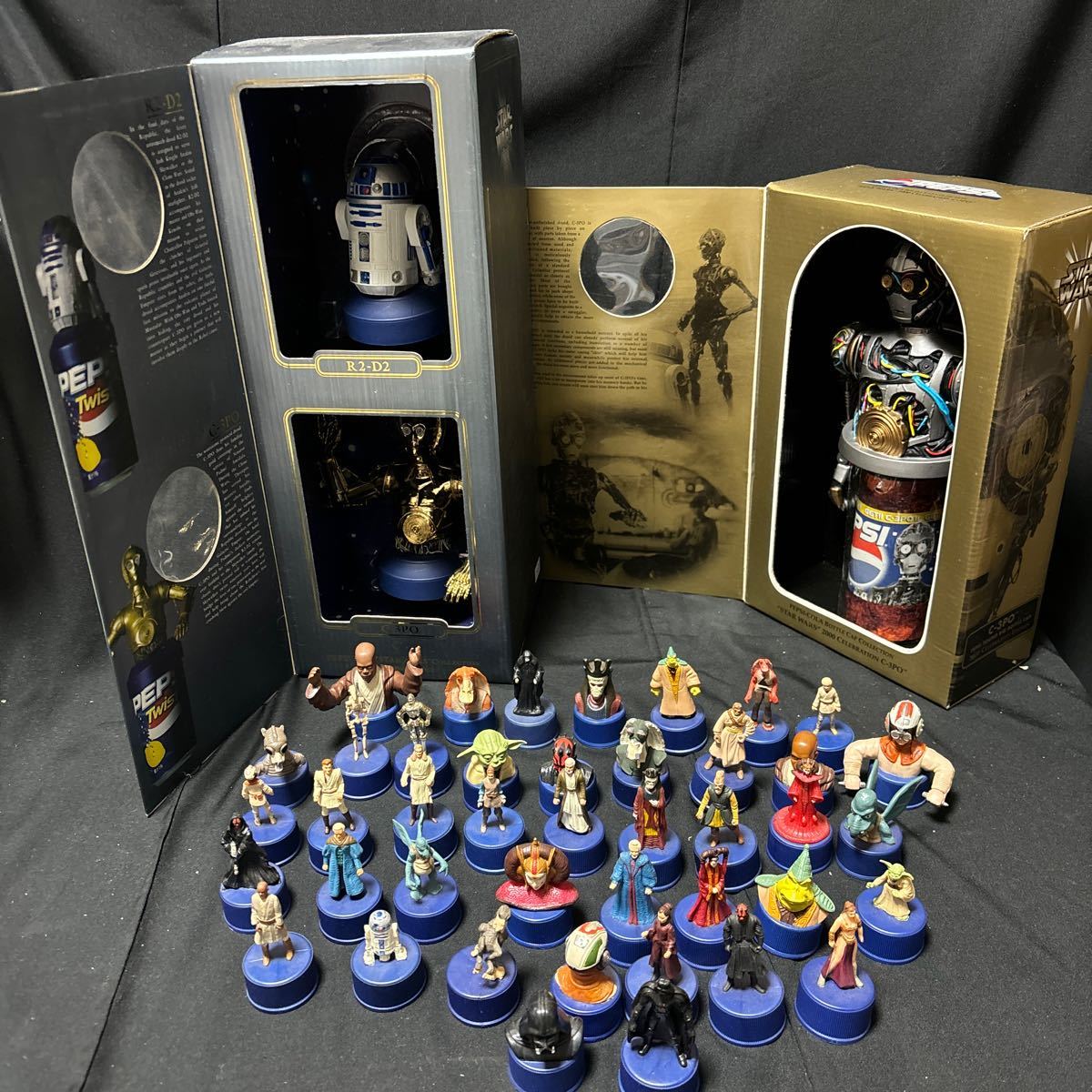 ペプシ スター・ウォーズ2000　C-3PO サウンド ビック ボトル キャップ　サウンドビッグキャップ No.4 ボトルキャップ　大量　まとめ売り_画像1