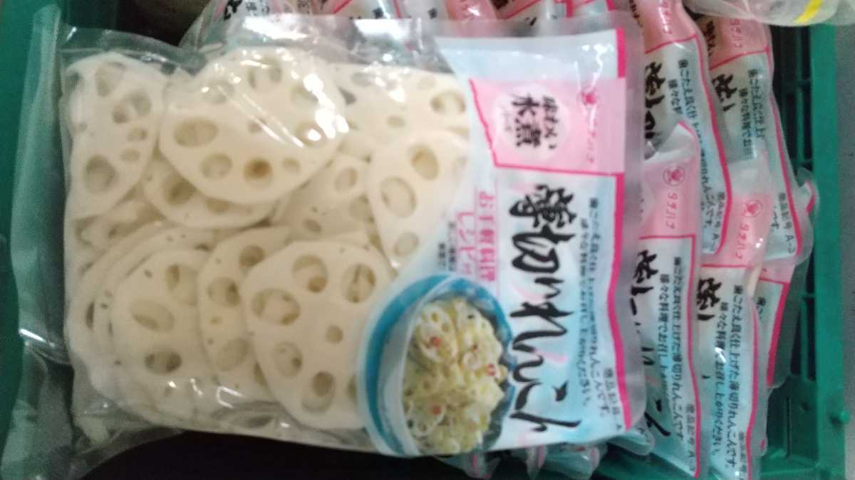 (Овощи) Корневая вода лотоса (нарезанный ломтик) 1P180 иен