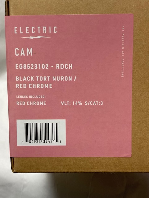 2024 ELECTRIC エレクトリック CAM BLACK TORT NURON RED CHROME アジアンフィット ゴーグル_画像10