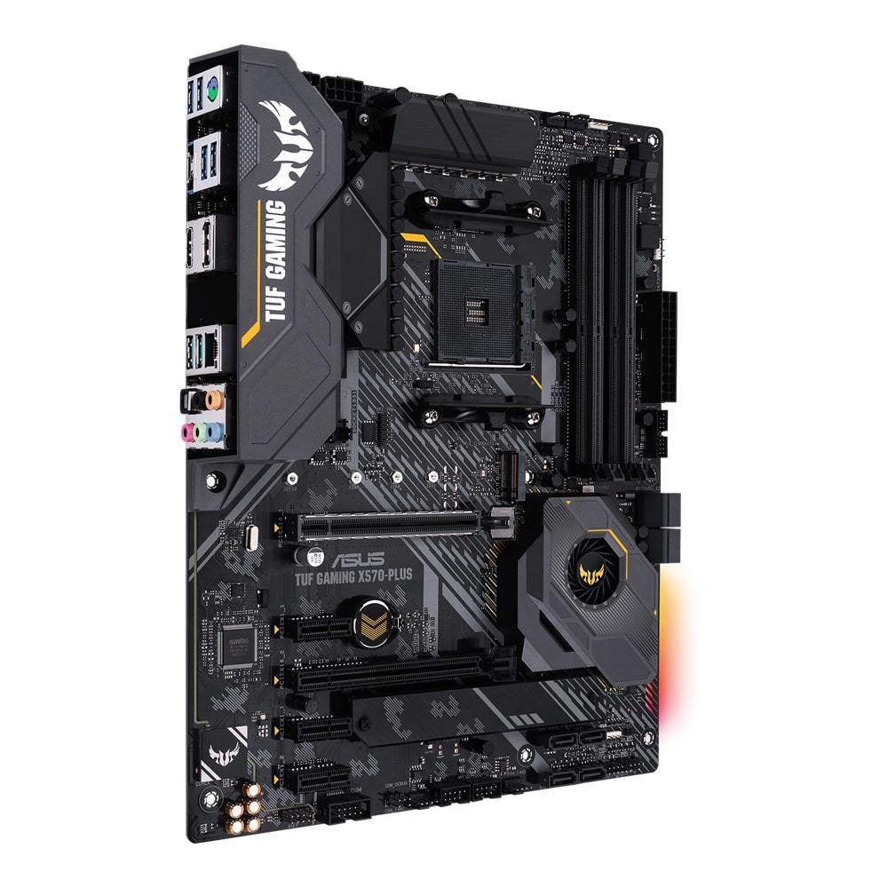 ASUS AM4 TUF Gaming X570-Plus Wi-Fi ATX Motherboard PCIe 4.0 Dual M.2 12+2 with Dr. MOS Power Stage HDMI DP SATA 6Gb/s_画像2