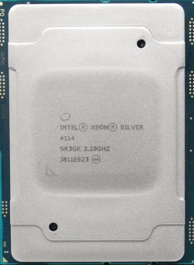 Intel Xeon Silver 4114 SR3GK 10C 2.2GHz 2.5/3.0GHz 13.75MB 85W LGA3647 DDR4-2400_画像1