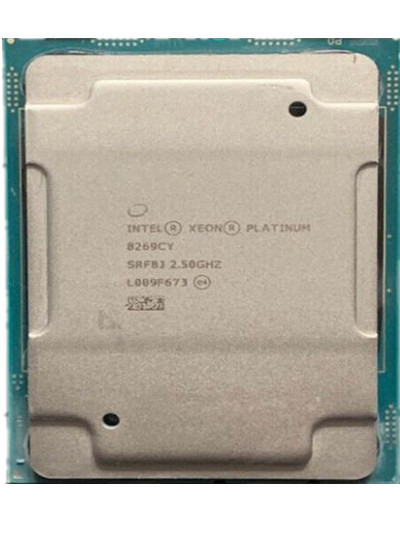 Xeon Intel Xeon Platinum 8269CY SRF8J 26C 2.5GHz 3.3 3.8GHz 35.75MB 205W LGA3647 DDR4-2666