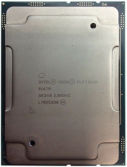 2月18日発送 Intel Xeon Platinum 8167M SR3A0 26C 2GHz 2.42.4GHz 35.75MB 165W LGA3647 DDR4-2666