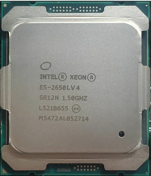 2個セット Intel Xeon E5-2650L v4 SR2N8 14C 1.7GHz 35MB 65W LGA2011-3 DDR4-2400_画像1