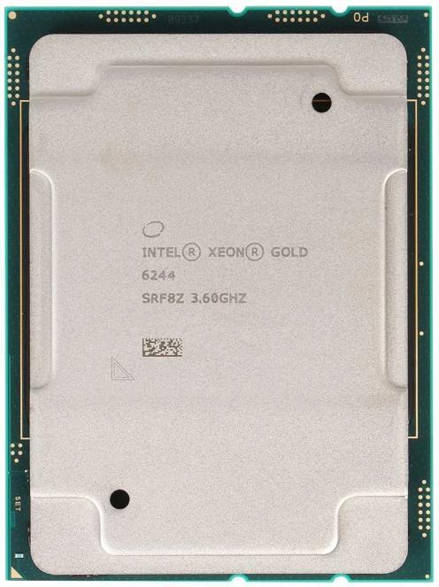 Xeon Intel Xeon Gold 6244 SRF8Z 8C 3.6GHz 4.3/4.4GHz 24.75MB 150W LGA3647 DDR4-2933
