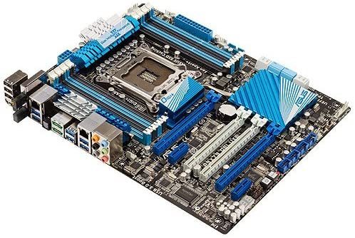 ASUS P9X79 DELUXE LGA 2011 Intel X79 SATA 6Gb/s USB 3.0 ATX Intel Motherboard_画像1