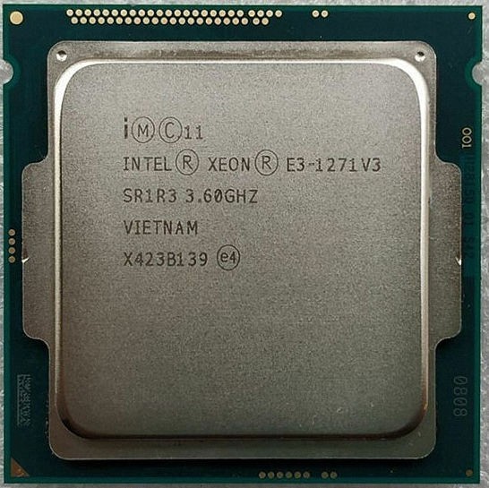 Intel Xeon E3-1271 v3 SR1R3 4C 3.6GHz 8MB 80W LGA1150_画像1