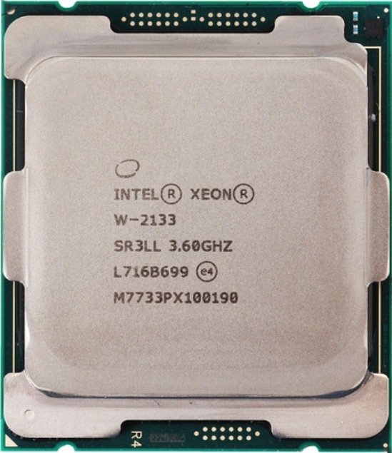 Intel Xeon W-2133 SR3LL 6C 3.6GHz 3.9GHz 8.25MB 140W LGA2066 DDR4-2666の画像1