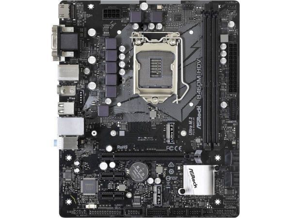 その他 ASRock B460M-HDV LGA 1200 Intel B460 SATA 6Gb/s Micro ATX Intel Motherboard