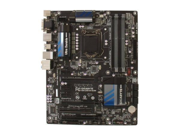 GIGA-BYTE GIGABYTE GA-Z87X-D3H LGA 1150 Intel Z87 HDMI SATA 6Gb/s USB 3.0 ATX Intel Motherboard