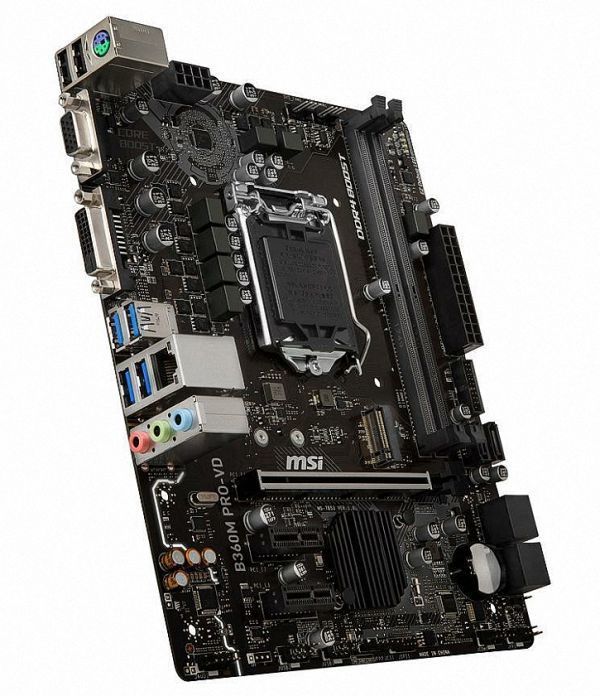 MSI B360M PRO-VD LGA 1151 (300 Series) Intel B360 SATA 6Gb/s Micro ATX Intel Motherboard_画像3