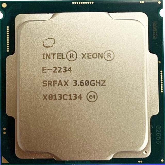 Xeon Intel Xeon E-2234 SRFAX 4C 3.6GHz 8MB 71W LGA1151
