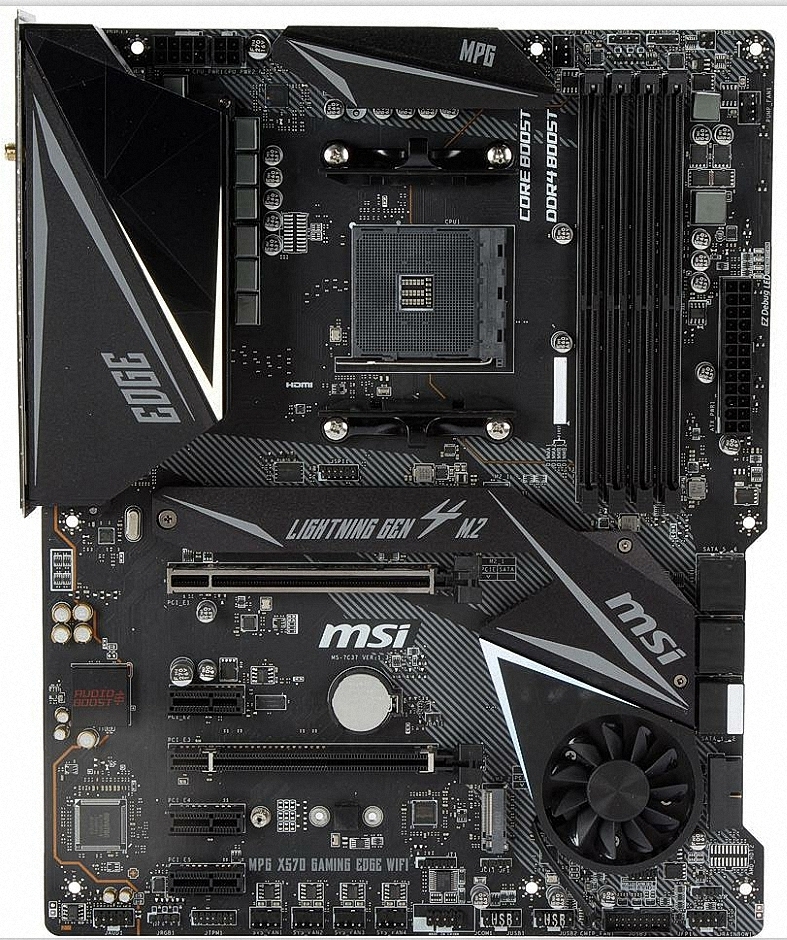 MSI MPG X570 GAMING EDGE WIFI AM4 AMD X570 SATA 6Gb/s ATX AMD Motherboard_画像2